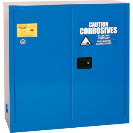 JUSTRITE Eagle Acid & Corrosive Cabinet with Sliding Self Close - 30 Gallon CRA30X